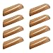 Piutouyar 64mm / 2.5 Inch Hole Centers Wooden Handles, Decorative Furniture Pulls, Painted Smoothly Kitchen Handles for Cupboard, Closet, Drawer, Wardrobe, 3.7Inch Long (10Pcs)
