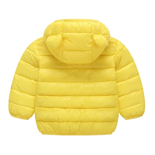 Toddler Kids Baby Girls Boys Hooded Outdoor Solid Jacket Warm Windproof Coat Youth Warm Coat3