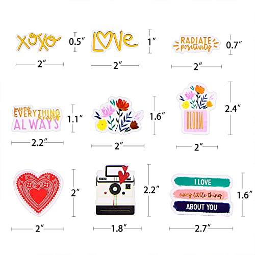 Facraft Scrapbooking Supplies Ephemera Die Cuts Stickers (95 Pcs Love) #TOP5