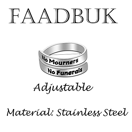 FAADBUK Six of Crows Inspired Gift No Mourners No Funerals Crooked Kingdom Gift Bookish Gift Book Lover Gift2