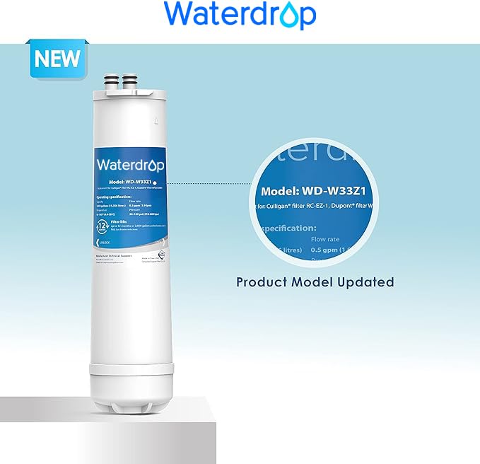 Waterdrop RC 1 EZ-Change WFQTC30001 WFQTC70001 Basic Water Filtration Replacement Replacement for Culligan IC-EZ-1 US-EZ-1 RV-EZ-1 Brita USF-201 — view 2