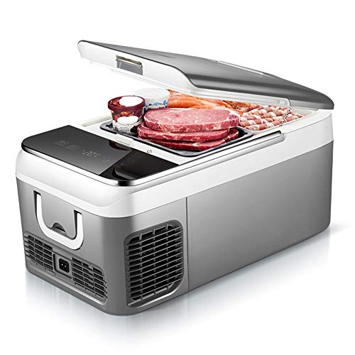 Mini-Kühlschrank Mini-Autokühlschrank, 12V/24V/220V Auto und Zuhause Dual-Use Tragbarer Gefrierschrank Kühlschrank Kühler, 18L/26L Minikühlschrank
