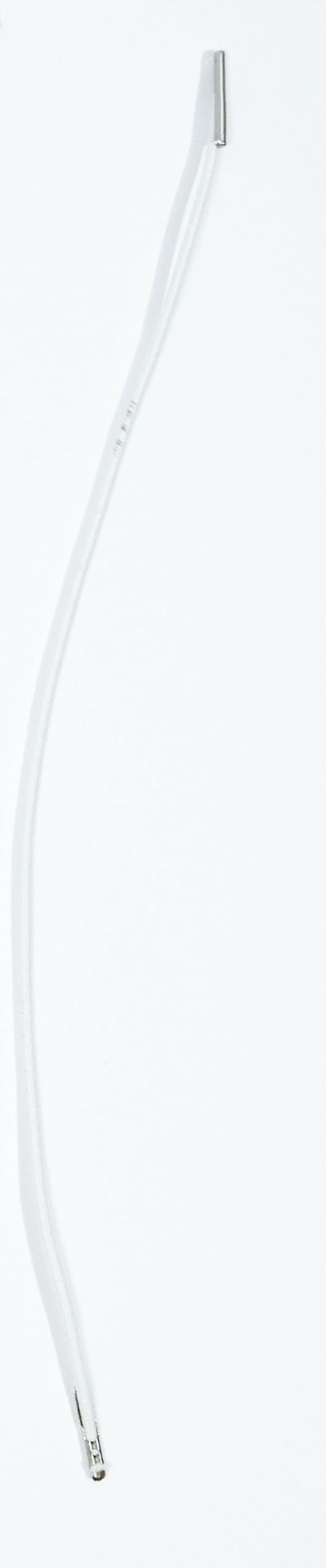 Bind2Go Elastic Treasury Tags 215mm White - Pack of 250 - Metal Ended Document Fasteners
