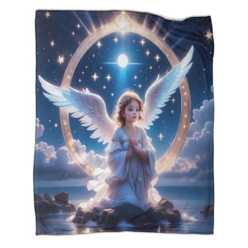 Couvertures et plaids Ange au fini peluche de qualité supérieure