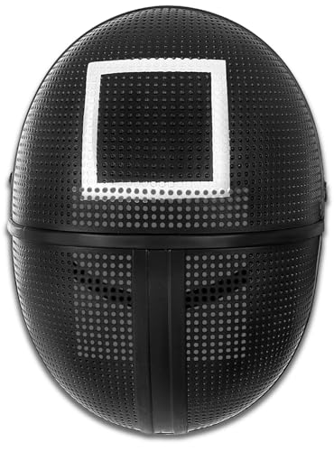 Funidelia Máscara o jogo de lula quadrada - oficial Netflix para homem e mulher. Acessórios de disfarces para adultos