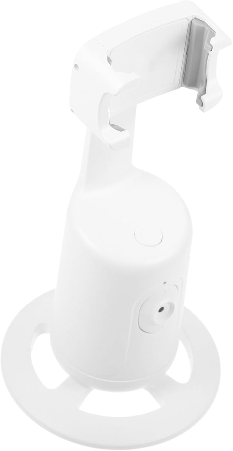 KICHOUSE Smart Following Shot Stand with Face Recognition for Phones, 360-degree Rotating Phone Mount, Ultra-Low Power Consumption, Abs and Metal Material, for Selfie and Flat Surface Use