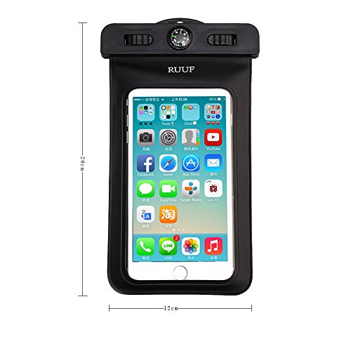Ruuf Waterproof Dustproof Case Cover Pouch With Armband, Attach To The Compass Fit For Iphone Samsung #TOP5
