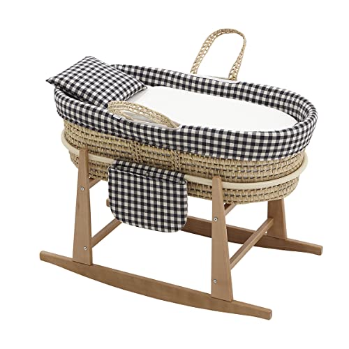Cambrass - Moises Bebe Mio Cuco + Patas Madison Negro/Vichy 49x86x61 cm