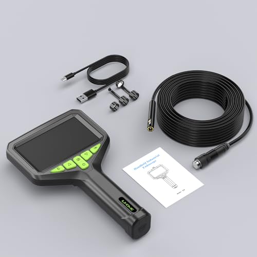 Z34 Endoskopkamera mit Licht 10m, inspektionskamera Triple Lens DREI Linsen Endoskop mit...