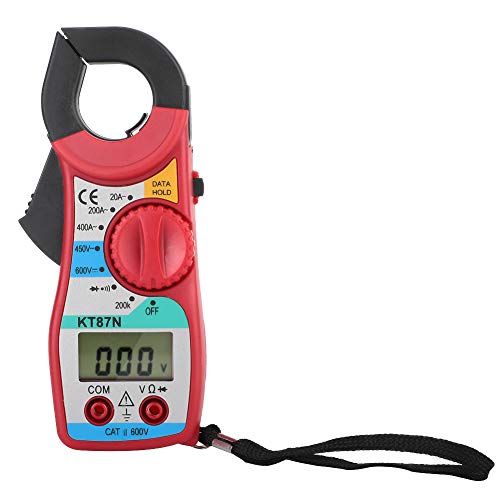 High Clamp Meter, KT87N with LCD Display Clamp Meter, for Resistance Frequency Test Capacitance Diode Test Voltage Laboratory