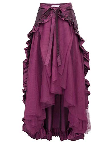 Zexxxy Steampunk Pirate Skirt Ladies Girls Middle Ages Vintage Skirt Irregular Steampunk Gothic Skirt Purple 2XL steampunk buy now online Zexxxy Steampunk Pirate Skirt Ladies Girls Middle Ages Vintage Skirt Irregular Steampunk Gothic Skirt Purple 2XL steampunk buy now online