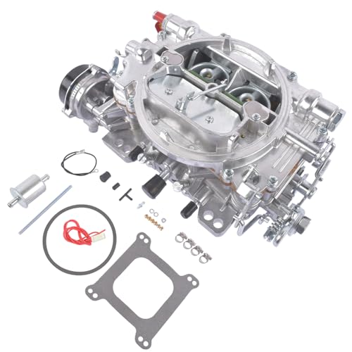 NEWZQ 1406 Carburetor Replacement for 600 CFM AFB-Style 4 Barrel Square Bore Compatible with Silverado Corvette Mustang Mercury GMC Pickup Truck Carburetor with Electric Choke