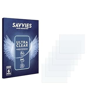 savvies Protection Ecran pour Canon IXUS 160 6 Pièces - Film Protection Ultra Clair