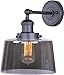 Maxim 25069MSKBZ Mini Hi-Bay 1-Light Wall Sconce, Bronze Finish, Mirror Smoke Glass, MB Incandescent Incandescent Bulb , 60W Max., Dry Safety Rating, Standard Dimmable, Scavo Glass Shade Material, 10080 Rated Lumens