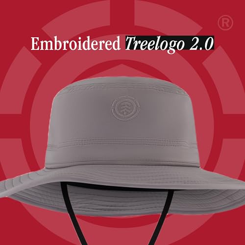 Chapeau de soleil bucket gris Concept One avec cordon ajustable taille unique