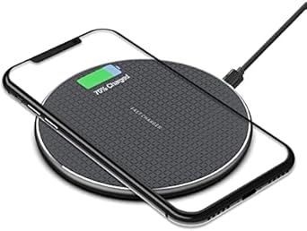 Cargador Inalámbrico Qi Wireless Charger Cargador de inducción para iPhone 11/12/13/14/XS MAX/XR/X/8, Galaxy S20/20+/20 Ultra, AirPods Pro Samsung Note 10, Huawei P40 Pro/P30 Pro etc