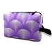 Produktbild 08120860 Kosmetiktasche mit Facettierter Waage, Violett / Mauve_7217, tragbare Make-up-Tasche zum Aufhängen, Organizer für Frauen und Mädchen, 25,4 x 12,7 x 15,7 cm