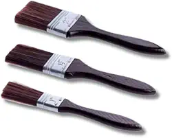 Kit 3 Pincéis para Pintura de Madeira – Cerdas Macias, Encaixe Metálico Reforçado e Uso Versátil em Pintura, Artesanato e Reforma