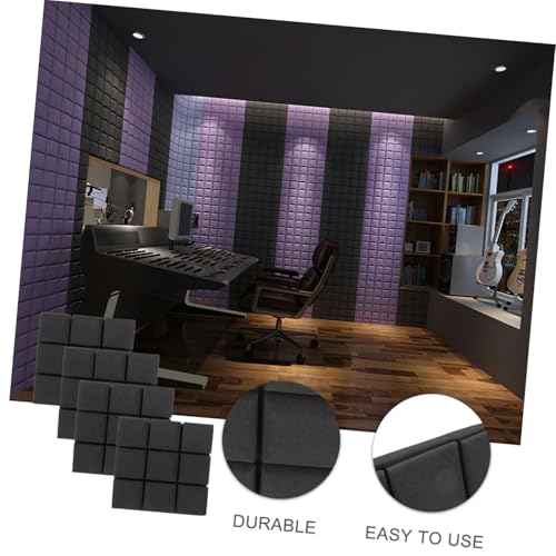 LIOOBO 4pcs Paneles Acústicos de Espuma para Aislamiento y Reducción de Ruido para Estudios de Grabación miniatura 4