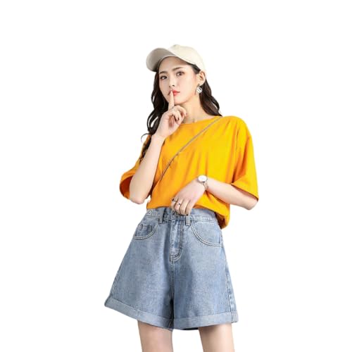Short en jean taille haute idéal pour vos sorties d'été et vacances