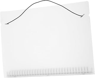 AOKWAWALIY Alça De Caixa De Folhas Soltas Em Capa De Fichário De Pvc Macio Transparente Capa De Fichário Com Fecho De Botão De Pressão Bloco De Notas Pasta Fichário Manual Capa Translúcida