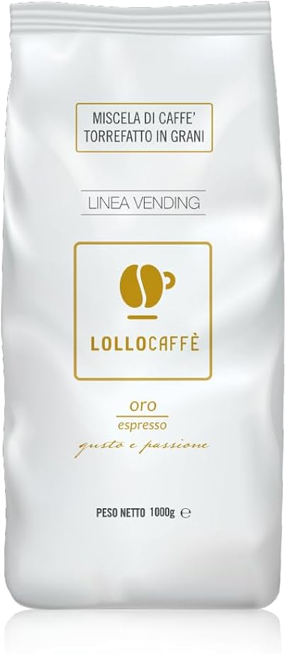 Caffè in grani di alta qualità 1kg lollo caffè grani oro