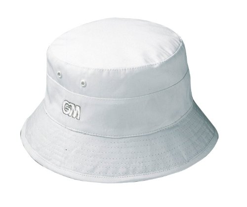 Gunn & MooreGM Cricket Floppy Hat | Fully Lined | 100% White Cotton | Small, Medium, Large or X-Large