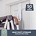 Dreambaby StrollAway Over The Door Baby Stroller Hanger – Heavy Duty Metal Hook Organizer with 50lb Load Capacity