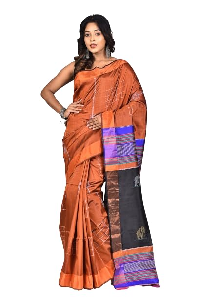 Katan Galani Silk Saree