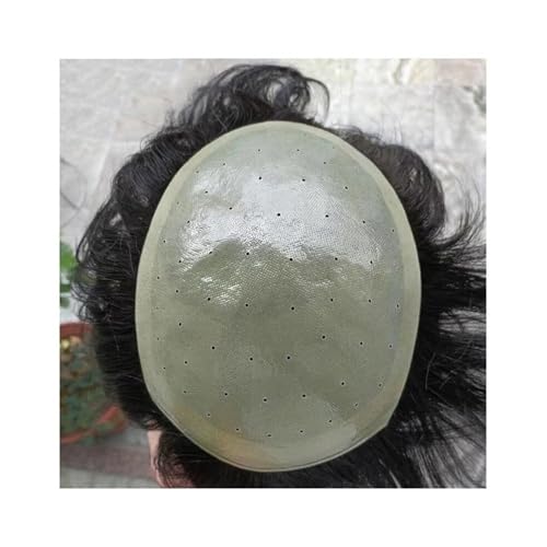 Perruque pour hommes pour masquer la calvitie avec une ligne de cheveux invisible