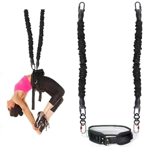Back Somersault Bungee Dance Trainer Backward Flip Training Euipment Gymnastics Spotting Training Fitness Taekwondo Martial Arts Kickboxing (Weight Class -80kg)