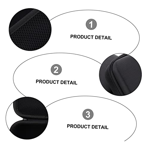 jojofuny 4 Pcs Caixa De Armazenamento De Eva Fones De Ouvido Bolsa Organizadora De Cabos Saco De Moe