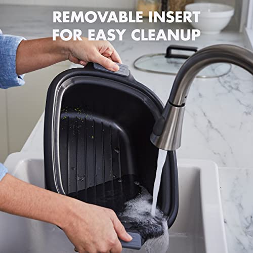 GreenPan-Matte-Black-13-in-1-Air-Fryer-Slow-Cooker-Grill-Presets-to-Steam-Saute-Broil-Bake-and-Cook-Rice-Healthy-Ceramic-Nonstick-and-Dishwasher-Safe-Parts-Easy-to-use-LED-Display