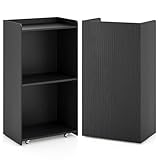 ﹟Construction Robuste et Résistante﹟Fabriqué à partir de matériaux résistants, ce pupitre dispose d'une structure stable et solide qui soutiendra vos présentations pendant de nombreuses années. Il résiste à l'usage quotidien et vous accompagnera comme meuble fiable et robuste.