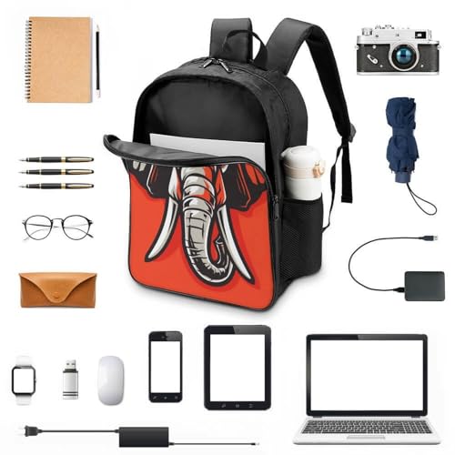 Sac accessoire de mode enfant éléphant imprimé 3D relief sac à dos - 4
