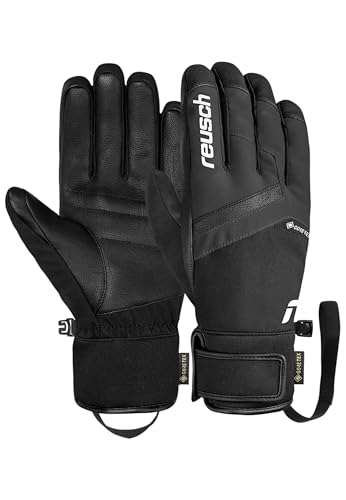 Reusch Booster Gore-TEX Skihandschuhe Unisex – wasserdicht, Winddicht, atmungsaktiv, R-LOFT Isolation, veganes Leder, Softshell Premium, Tight Cuff, Wintersport für Damen & Herren