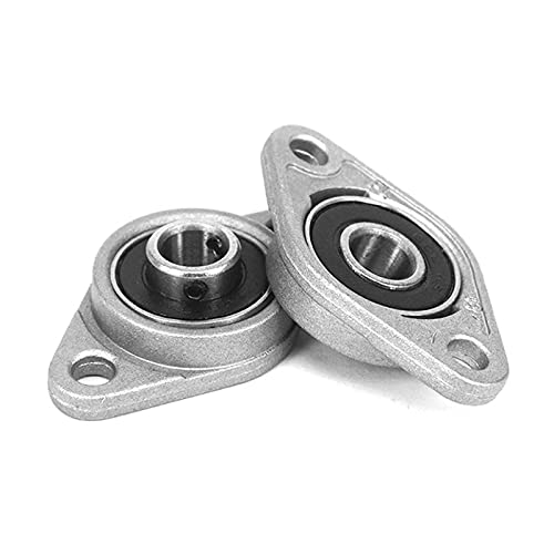 Comidox 4Pcs Kfl08 2 Bolt 8Mm Bore Self-Aligning Flange Ball Bearing #TOP4