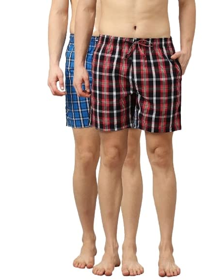 Image of Pepe Jeans Men's Cotton Classic Relaxed Checkered Boxer Shorts