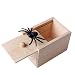 WesGen Spider Prank Scare Box，Handmade Fun Practical Joke Boxes for Halloween Party Favors and Decoration