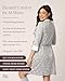 Kindred Bravely Emmaline Maternity & Nursing Robe Hospital Bag/Delivery Essential (Grey, Large, X-Large)