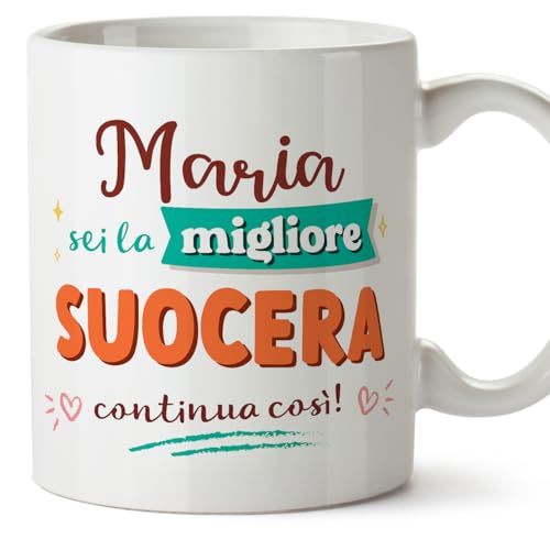 Mugffins Tazza Personalizzata in ceramica per SUOCERA 11 oz /