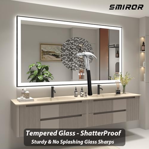 Luxury Bathroom Mirror Defogger LED