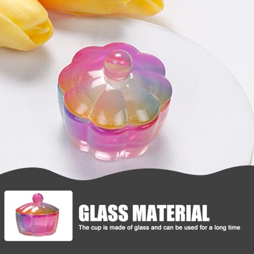 Set 3pz Vasos Manicura Multiusos con Tapa Decorativo miniatura 5