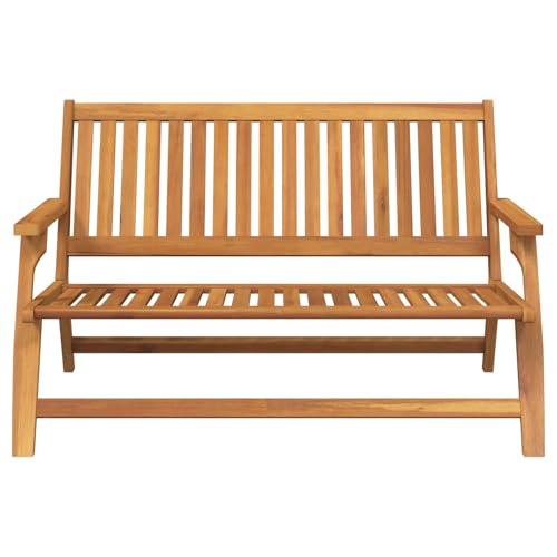 Banco de madera maciza de acacia de alta resistencia para exterior 4