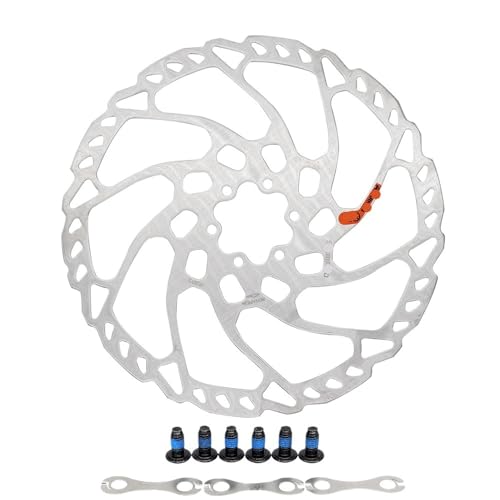 Disque de frein vélo RT66 6 boulons avant et arrière pour VTT 160mm 180mm 203mm