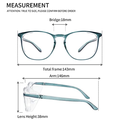 image for Alsenor Safety Glasses Anti Fog Goggles Protective Eyewear Blue Light 