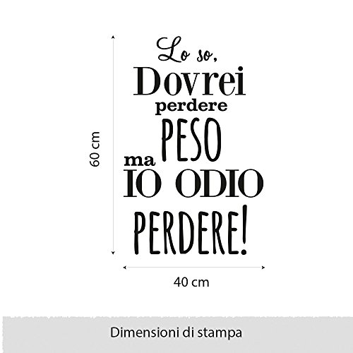 Kina 01453 Adesivo murale Aforismi e Frasi