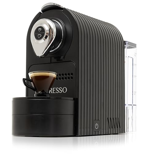 Mixpresso Black Espresso Coffee Machine β Compact 1400W Single Serve Coffee Maker Compatible with Nespresso OriginalLine Capsules