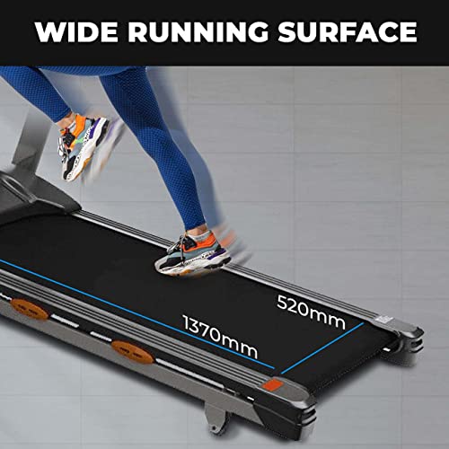 Image of Durafit Rigor 6 HP Peak DC Motor Treadmill Auto Incline Max Speed 22 Km /Hr Max User Weight 150 Kg Free Installation Assistance