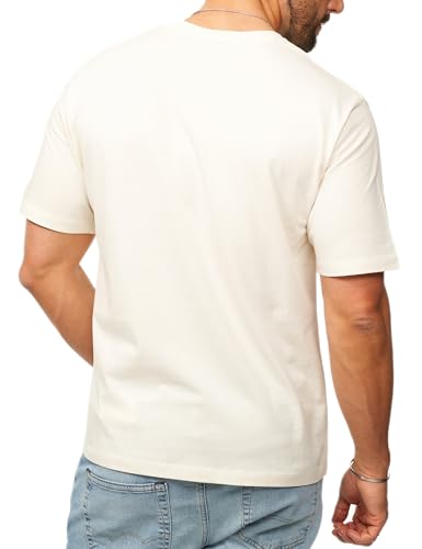 JACK & JONES Infinity Herren T-Shirt Infinity Tee O-Neck Shirt Kurzarmshirt Antique White M – Ansicht 2